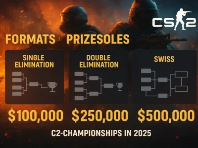 Форматы и призовые CS2-чемпионатов в 2025 году