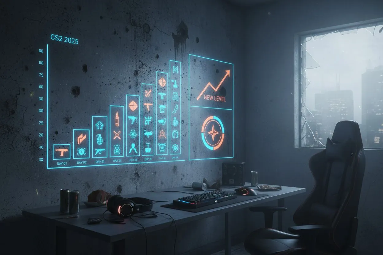 Тренировочный план в CS2 2025: как за 30 дней выйти на новый уровень Тренировочный план в CS2 2025: как за 30 дней выйти на новый уровень